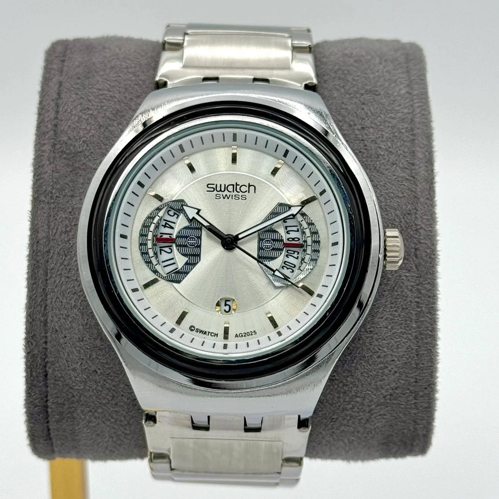 Montre Homme Swatch Irony Chrono Cadran blanc - YVS488G