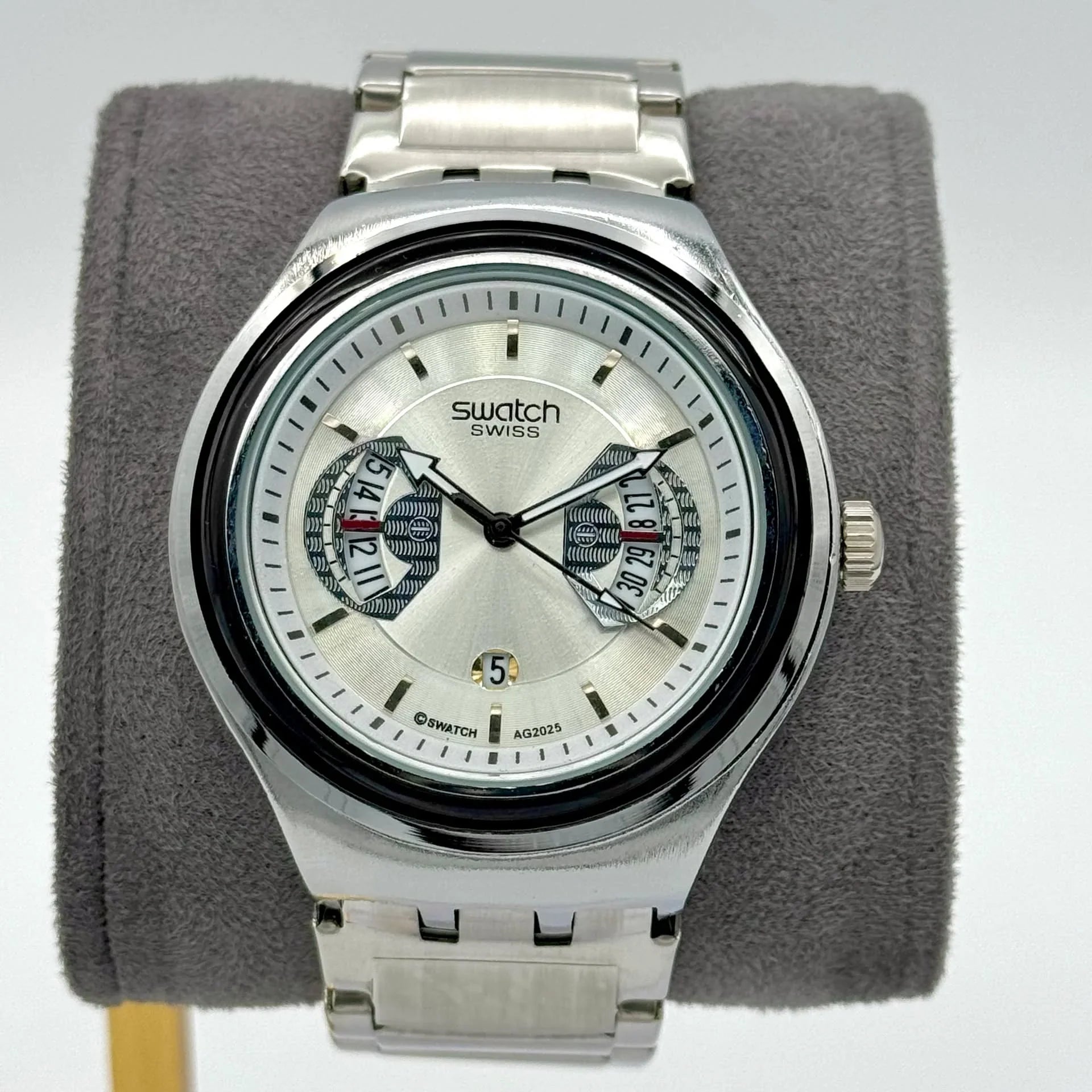 Montre Homme Swatch Irony Chrono Cadran blanc - YVS488G