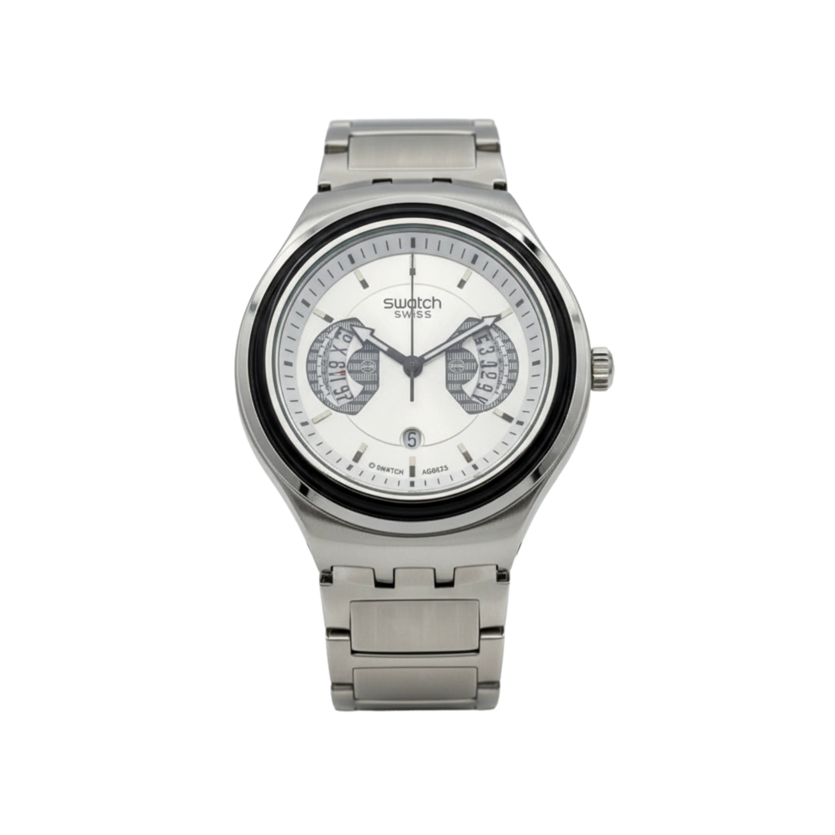 Montre Homme Swatch Irony Chrono Cadran blanc - YVS488G