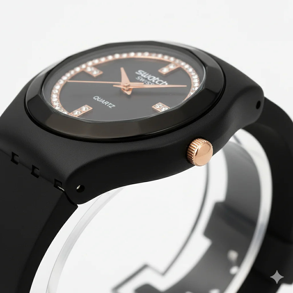 Montre Swatch Irony Skin Black – Modèle SUOB728