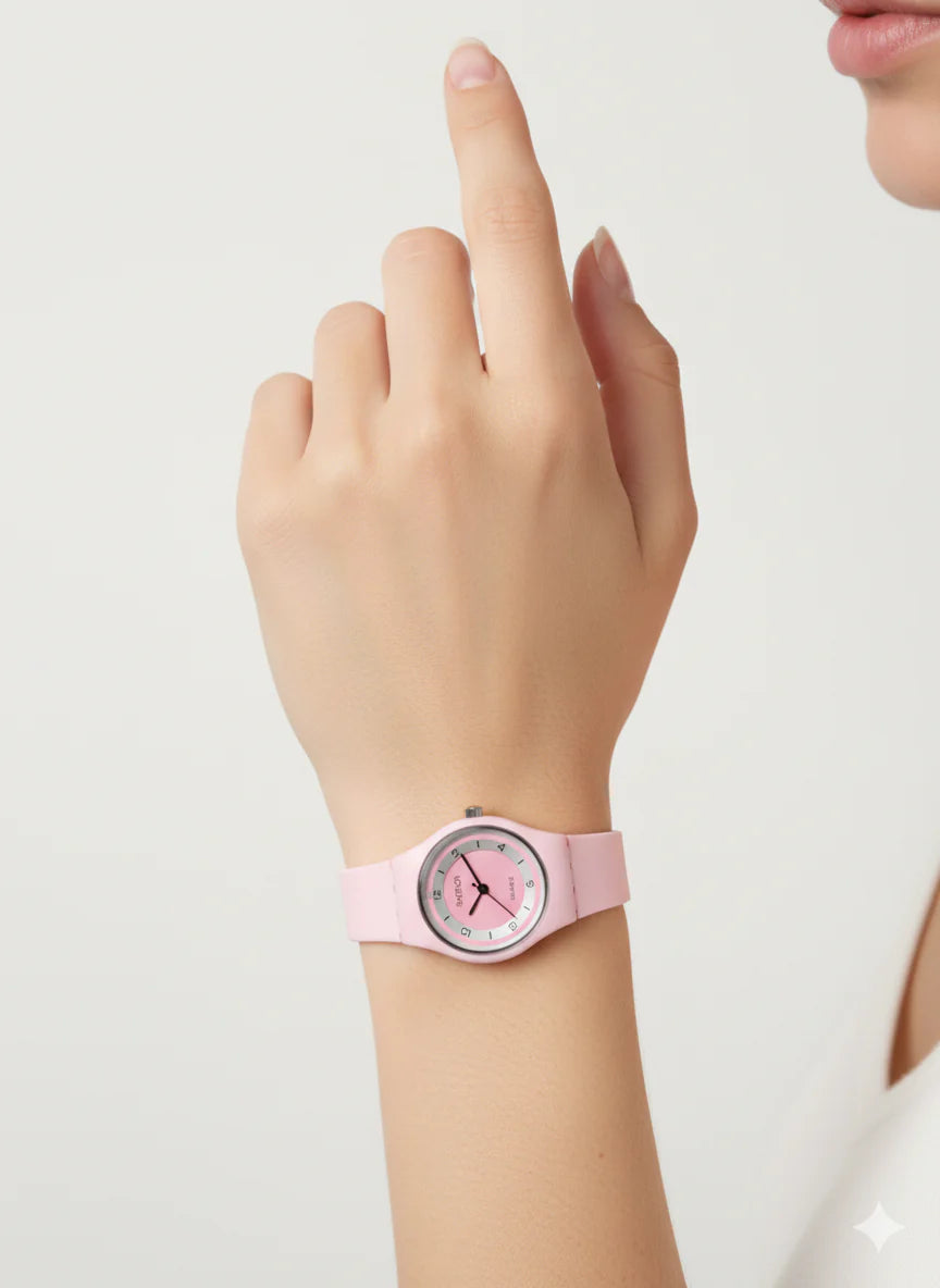 Montre Femme Swatch 3162 Sport rose pastel – Élégance, Confort et Style Actif 26–28mm