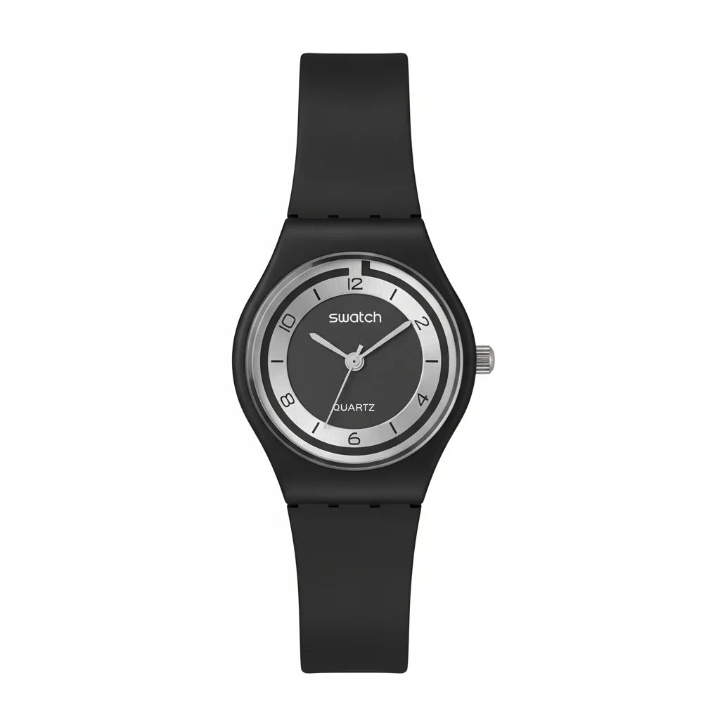 Montre Femme Swatch 3162 Sport Noire – Élégance Intemporelle &amp; Esprit Sportif 26–28mm