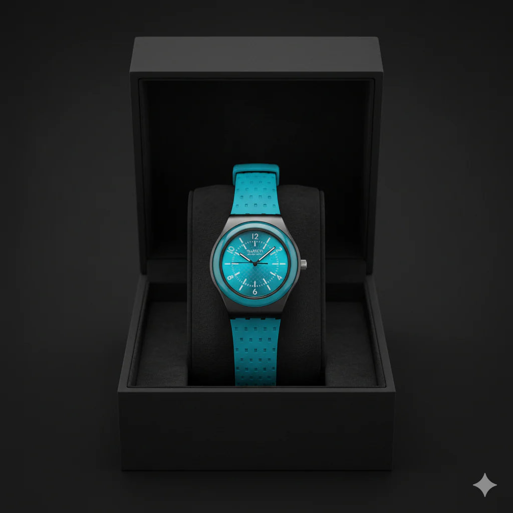 Montre Swatch Bleue Classique – Légère &amp; Élégante pour un Style Quotidien