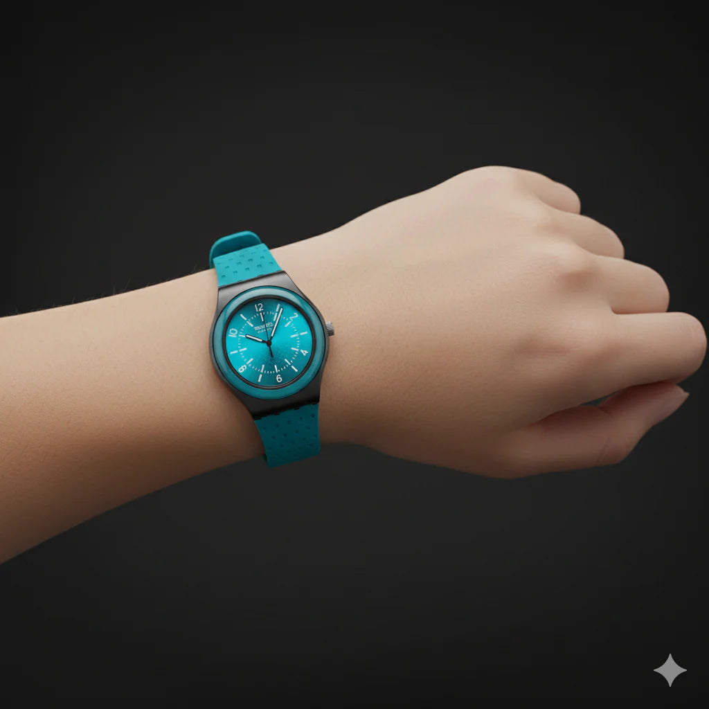 Montre Swatch Bleue Classique – Légère &amp; Élégante pour un Style Quotidien